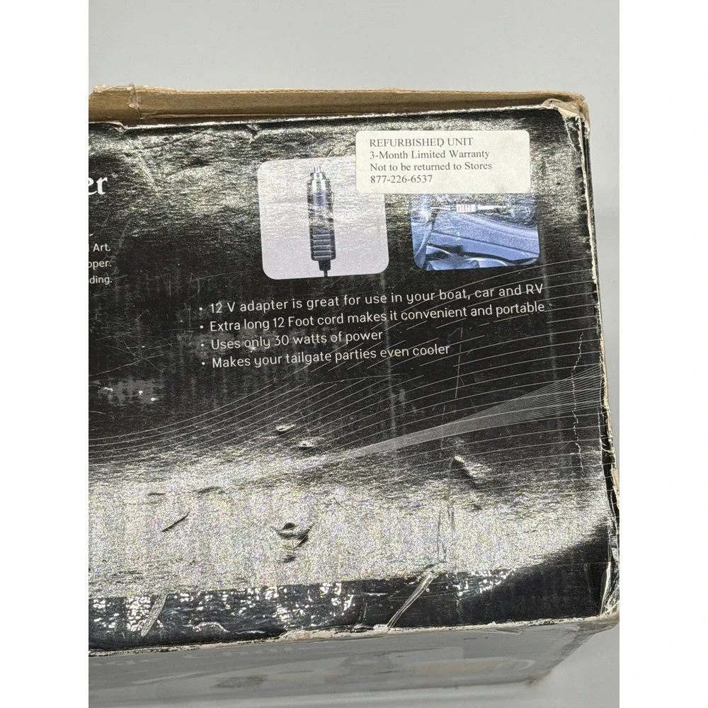 Cooper Cooler Tailgater Rapid Beverage Chiller Wine‎ Beer Soda 12V Adapter